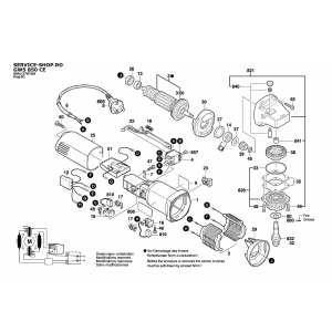 Bosch GWS 850 CE (06013787A8)